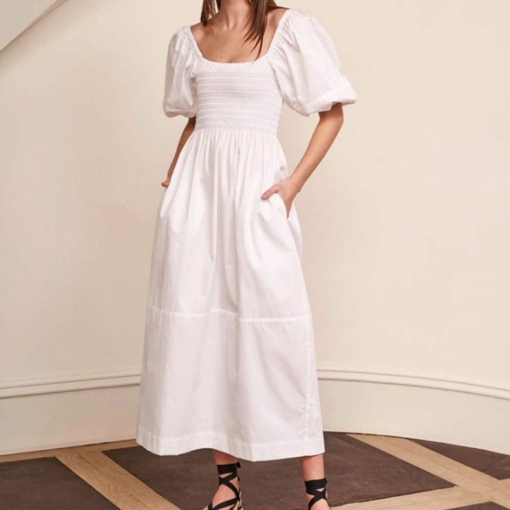 La Ligne Daisy Dress White